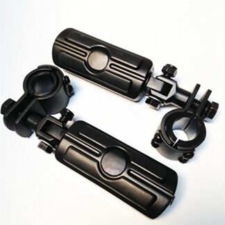 HK MOTO- 1" 1 1/4" Highway Radical Skull Foot Pegs Clamps mounting Bracket For Harley Sportster 883 1340