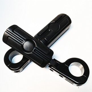 HK MOTO- 1 1/4" Skull Foot Pegs Mount P-Clamps mounting Bracket For GoldWing GL1800 GL1500 GL1100