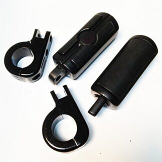 HK MOTO- 1 1/4" Skull Rider Foot Pegs P Clamps mounting Bracket For VT750 VT1100 VTX1300 1800 Magna