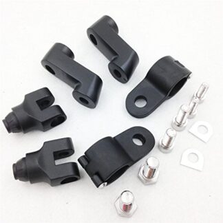 HK MOTO- 1" Crash Bar Mount Longhorn Footpeg Clamps for SUZUKI VL M800 M109R M90 S50 C90