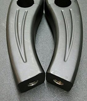 HK MOTO- 4.5" Black Motorcycle Handlebar Pullback Risers for universal bikes (1" Bar)