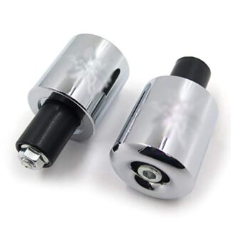 HK MOTO- Bar End Handlebar Slider Rubber For Yamaha R1 1998-2012/R6 2006-Up/FJR1300 Chrome