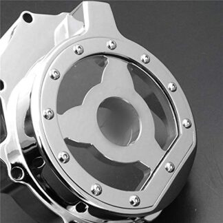 HK MOTO- Billet Engine Stator Cover See Through Suzuki 2004 Gsxr600 750 1000 Chrome Left