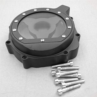 HK MOTO- Billet Engine Stator cover see through Suzuki 2005-2008 GSXR1000 Black left side BLACK