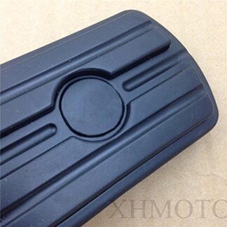 HK MOTO- Black Harley Davidson Touring Softail Brake Pedal Large Pad H-D Willie G. Skull