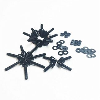 HK MOTO- Black Spike Fairing Bolts For 03-06 Honda Cbr600Rr 2004-2007 Honda Cbr1000Rr
