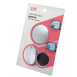 HK MOTO- Blind Spot Car Side Mirror Kit 360 Degree Universal Adjustable Safety Round View