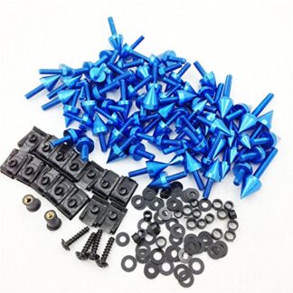 HK MOTO- Blue Universal Spike Fairing windscreen Bolts For CBR 600 929 954 900 RR
