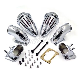 HK MOTO- Bullet Dual Air Cleaner Kit Intake Filter For Suzuki Boulevard M109 All year