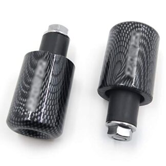 HK MOTO- Carbon Bar End Slider Kit Rubber for Kawasaki 2006-07 Ninja ZX-10R ZX10R