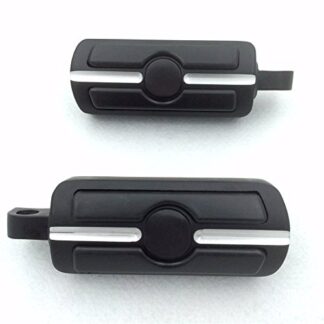 HK MOTO- Chrome Aluminum Motorcycle Foot Pegs For Universal 1984-2014 Harley Davidson bikes
