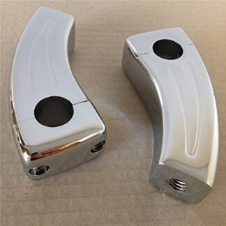 HK MOTO- Chrome Handlebar Risers For Shadow VT750 1100 VTX 1300 GL1800 Aero Spirit 1''