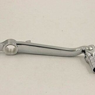 HK-MOTO Chrome High Tensile Strength Aluminum Folding Rear Brake Pedal Foot Lever For Kawasaki ZX-6R 636 2003-2004/ Kawasaki ZX-6RR 2003-2004