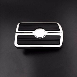 HK MOTO- Chromed Willie G Skull Foot Large Brake Pedal For Harley Touring Softail Deluxe FLSTN