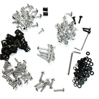 HK MOTO- Complete Fairing Bolts Kits For Honda CBR 600 F4i CB250R CB1000R CB1100 silver