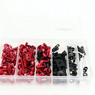 HK MOTO- Complete Fairing Bolts Screws Fasteners Kit For Suzuki Gsxr 600 750 1000 Red