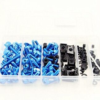 HK MOTO- Complete Fairing Bolts Screws Fasteners Kit For Yamaha Yzf R1 R6 F6R Fz1 Fz8 Blue