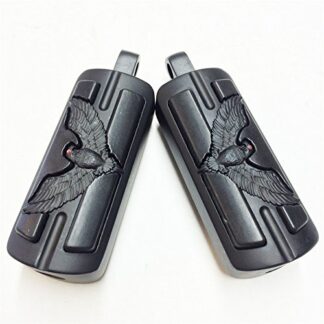 HK MOTO Eagle Hawk Shape Foot Pegs Fits most models with H-D male mount-style footpeg supports See Description for Detail