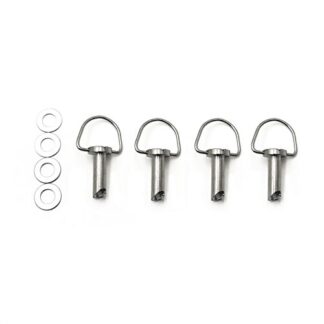 HK MOTO- Fastener Hard Saddlebag Mounting Pin Stud Bolt Black For Harley Touring FLHR FLHS