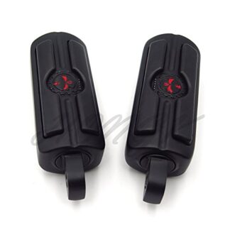 HK MOTO- Foot Rest pegs For 1984-2000 universal to most Harley Davidson bike BLACK New
