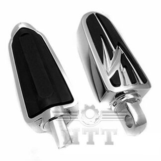 HK MOTO- Footrest For Harley Tri Glide Ultra FLHTK FXDWG Wide XLH Sportster XLX XR 1000 CHROME
