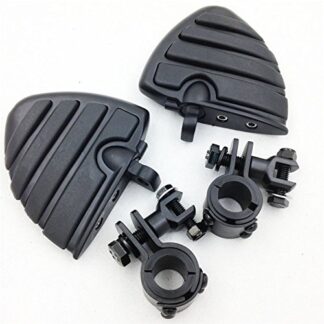 HK MOTO- Front 1" 1 1/4" WING Rider Foot rest pegs Clamps For SUZUKI Volusia INTRUDER