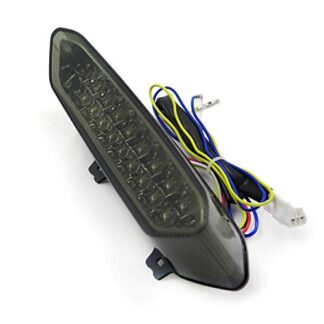 HK MOTO- LED Tail Brake Light Turn Signals for 2002 2003 Yamaha YZF R1 YZF-R1 YZFR1 Smoke