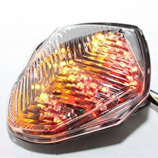 HK MOTO- Led Tail Brake Light Turn Signals For Suzuki Gsx-R Gsxr1000 2003 2004 Clear