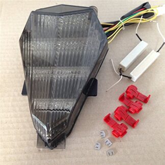 HK MOTO- Led Tail Light For 2006 2007 2008 2009 2010 2011 2012 Yamaha Yzf R6 Yzf-R6 Smoke
