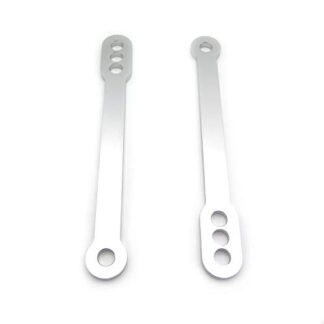 HK MOTO- Motorcycle Bike Silver Lowering Links For Kawasaki Zx6R Zzr600 Zx9R Zx12R 6R 9R