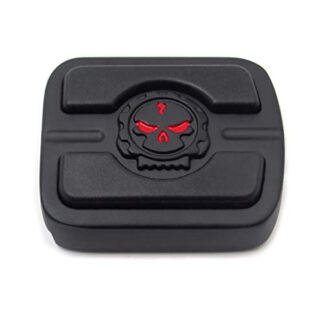 HK MOTO- Motorcycle Black New Skull Small Brake Pedal Pad Fit '15-later XG/ '93-later Dyna/ '84-later FX Softail (except FXSTDSE) models equipped with forward controls