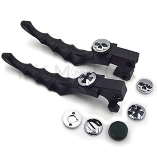 HK MOTO Motorcycle Parts Brake Clutch Hand Lever for Street Glides Road Kings Black