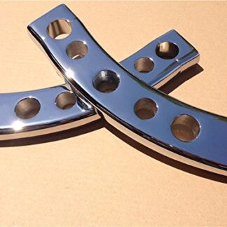 HK MOTO- New 1 Inch Drop Handlebar Risers For 2006-2009 Suzuki Boulevard M109R Chrome