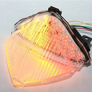 HK MOTO- New Led Tail Brake Light Turn Signals For Yamaha Yzf R1 2004 2005 2006 Clear