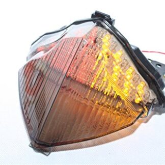 HK MOTO- New Led Tail Brake Light Turn Signals For Yamaha Yzf R1 2004 2005 2006 Smoke
