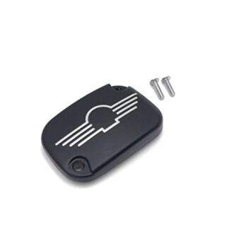 HK MOTO- Right Front Brake Fluid Reservoir Cap For 08-later Touring/09-13 Trike Skull