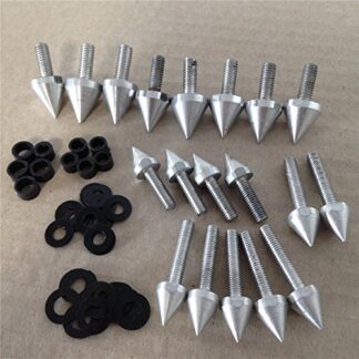 HK MOTO- Silver Spike Fairing Bolts For 03-06 Honda Cbr600Rr 2004-2007 Honda Cbr1000Rr