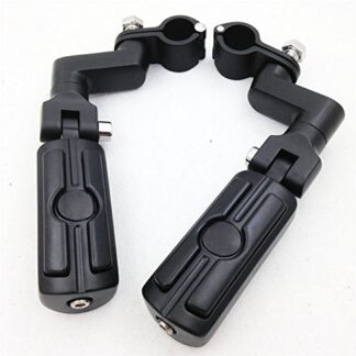 HK MOTO- Skull 1.5" 1 1/2" Foot Pegs Clamps For SUZUKI M90 S50 M50Z C90 M1500 KAWASAKI VULCAN