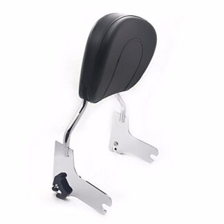 HK MOTO- Skull Detachable Backrest Sissy Bar for 97-08 Touring Electra Glide Road Glide