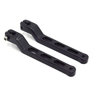HK Moto- Black Aluminum Heel/Toe Shift Levers For Harley Davidson Heritage Softail FLST 1986-later