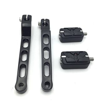 HK Moto- Black Eagle Hawk Groove Shifter Pegs Gear Shift Foot Lever For Harley Davidson Tour Electra Glide Softail FLTS Heritage Softail Ultra Classic Electra Glide FLHTCU