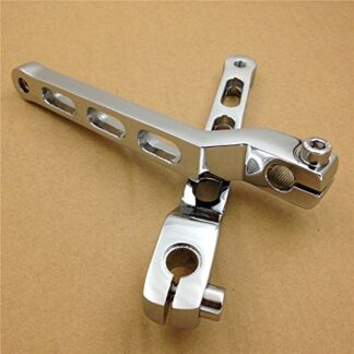 HK Moto- Chrome Aluminum Heel/Toe Shift Levers For Harley Davidson 1986-later FL Softail/1988-later Touring/2008-later Trike model