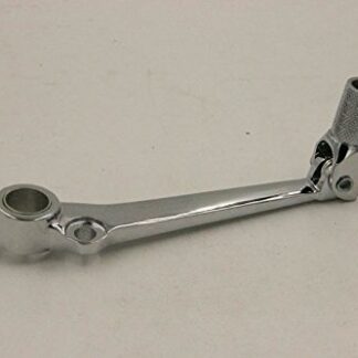 HK-Moto Chrome High Tensile Strength Aluminum Folding Rear Brake Pedal Foot Lever for Yamaha YZF R6 1999-2002