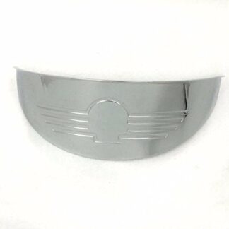 HK Moto Motorcycle Chrome 7" Headlight Visor Skull For Yamaha Road Royal V Star Virago Cruisers