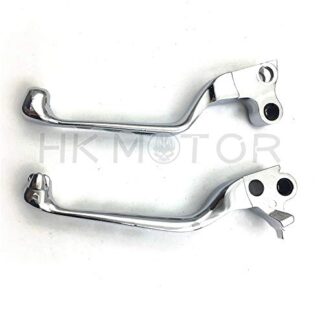 HK Moto Motorcycle Chrome CNC Aluminum Skull Zombie Black Lever for Harley FLSTC Heritage FXDWG Dyna Wide Glide FXDB Street Bob