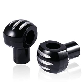 HK Motorcycle Black 25mm Bar Diameter Handlebar Risers Fit 1" Handlebars on Suzuki Yamaha Kawasaki Ducati Harley-Davidson Cruisers with detachable Bar mounts V-star Road Star Shadow