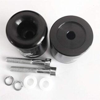 HK Motorcycle Black "*" Engraved Logo Hand Bar Ends For Yamaha YZF R6 2006 2007 2008 2009 2010 2011 2012 (not R6S)/Yamaha YZF R1 1998-2012/Yamaha FJR-1300 2003-2010