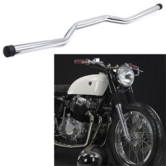 HONGK- 0.120" wall seamless x 1" (25mm) O.D. 4130 chromoly tubing Chrome Dimpled handlebar Compatible with Bike/Bobber/Chopper/Custom Harley Touring Softail Dyna Sportster Custom 1" Bars [B01M3MS10U]