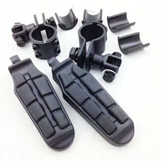 HONGK- 1" 1.25" Highway rider Clamp Foot pegs Compatible with H-D Sportster 883 xl1200 1340 [B01BN0DCQ4]