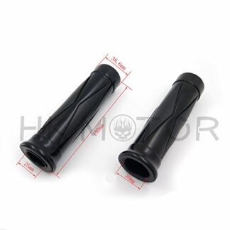 HONGK- 1" Handlebar Skull Hand Grips Compatible with Harley Softail Dyna Sportster Custom Low Rider [B06XHYDGPL]